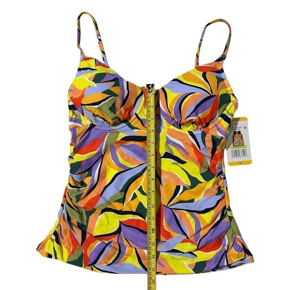 Anne Cole Women’s Tankini Swim Top Size Medium - Picture 9 of 12